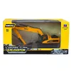 Huina Escavadora de rastos em metal com braço móvel amarela 1:50