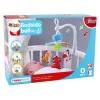 LEAN TOYS Carrossel de berço a pilhas com suportes de fixação universais azul