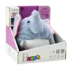 LEAN TOYS Peluche elefante ajuda a adormecer com luz e som, cinzento