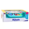 LEAN TOYS Piano Interativo para Crianças Gears Azul