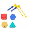 LEAN TOYS Casa Educativa Cubo Interativo Rassel Sortierer Sons Colorido