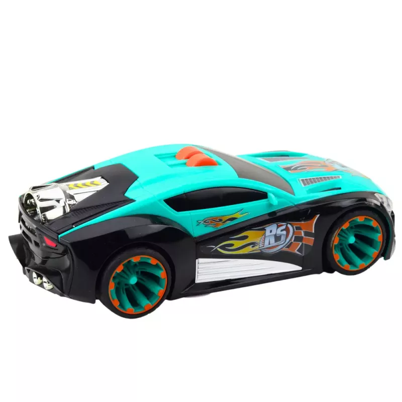 LEAN TOYS Carro de Corrida Foguete Tração Traseira Luzes Sons