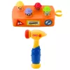 LEAN TOYS Brinquedo Interativo Martelo Colorido Hamster Construção de Estrada