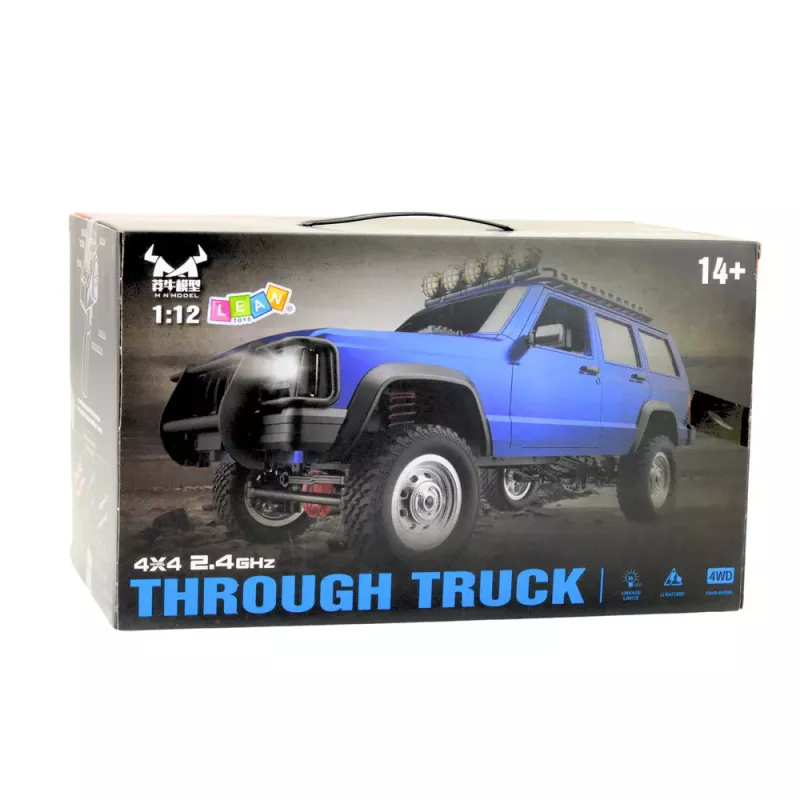 LEAN TOYS MN78 Veículo Todo-o-Terreno Telecomandado RC Tração 4x4 Azul 1:12