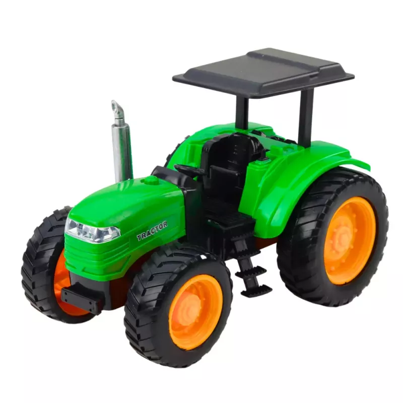 LEAN TOYS Trator de Quinta RC Verde Telecomandado com Atrelado