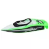 LEAN TOYS Barco a motor RC branco-verde 15 cm