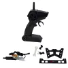 LEAN TOYS Barco a motor RC 1:28 vermelho