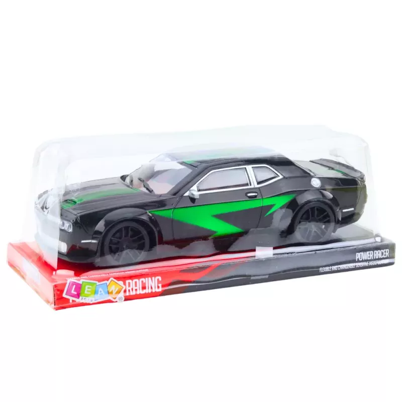 LEAN TOYS Carro desportivo com tração, carroçaria brilhante, preto verde 1:14 RC Lamborghini Sian FKP 37