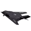 LEAN TOYS Avião de caça jato militar com tração, luzes e sons 1:400