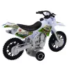 LEAN TOYS Mota de brinquedo motocross todo-o-terreno com tração, luzes e sons branca