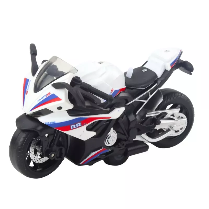 LEAN TOYS Mota desportiva de corrida com luzes e sons mix