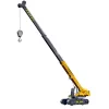 LEAN TOYS Grua de rastos com cabine extensível e giratória 360° amarela