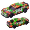 LEAN TOYS XS06 Carro de corrida com tração, luzes e sons laranja azul