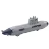 LEAN TOYS Barco submarino torpedo lançamento cinzento 28 cm