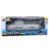 LEAN TOYS Barco submarino torpedo lançamento cinzento 28 cm