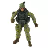 LEAN TOYS Conjunto militar: helicóptero militar, figura de soldado