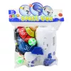 LEAN TOYS Jogo de destreza pistola de tiro ao alvo bolas de velcro espaço