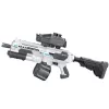 LEAN TOYS Espingarda M16 pistola de água espacial elétrica 1350 ml