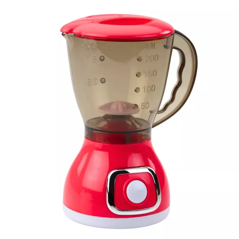 LEAN TOYS Conjunto de eletrodomésticos de cozinha torradeira liquidificadora luz som rosa