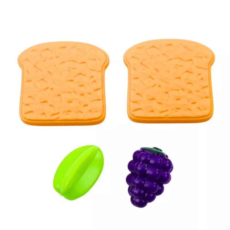 LEAN TOYS Conjunto de eletrodomésticos de cozinha torradeira liquidificadora luz som rosa