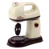 LEAN TOYS Liquidificadora robô para crianças, cabeça rotativa 360°, luzes, branco