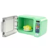 LEAN TOYS Micro-ondas para Crianças com Frango Rotativo, Efeitos de Luz e Som, Verde