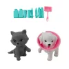 LEAN TOYS Mini Boneca com Conjunto de Acessórios de Veterinário para Tratar Cão e Gato