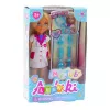 LEAN TOYS Conjunto de Mini Bonecas Ankiki Médico com Acessórios de Tratamento