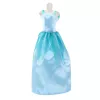 LEAN TOYS Conjunto de Vestido de Boneca Anlily com Sapatos, Mala, Coroas e Acessórios, 9 Peças