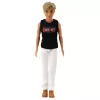 LEAN TOYS Conjunto de Bonecas Anlily: Menina com Menino, Chapéu e Acessórios de Cão