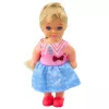 LEAN TOYS Conjunto de Mini Bonecas com Dois Cães, Cama e Tigela de Comida