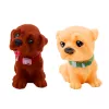 LEAN TOYS Conjunto de figuras cães cachorros fofos borracha 8cm 6 unid.