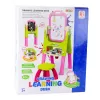 LEAN TOYS Quadro de aprendizagem 5em1 com cadeira acessórios multifuncionais rosa