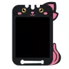 LEAN TOYS Quadro de desenho com marcador escrita LCD caneta gato preto