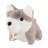 LEAN TOYS Cão de peluche com cauda a abanar porta-chaves pendente