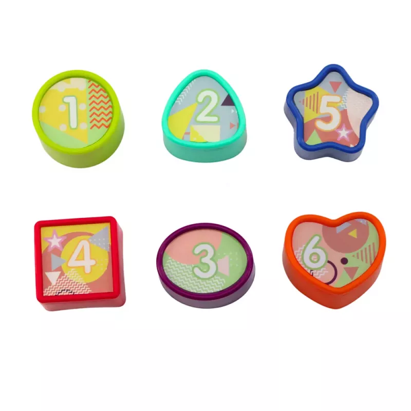 LEAN TOYS Cubo de aprendizagem multifuncional encaixe 7em1 luzes sons