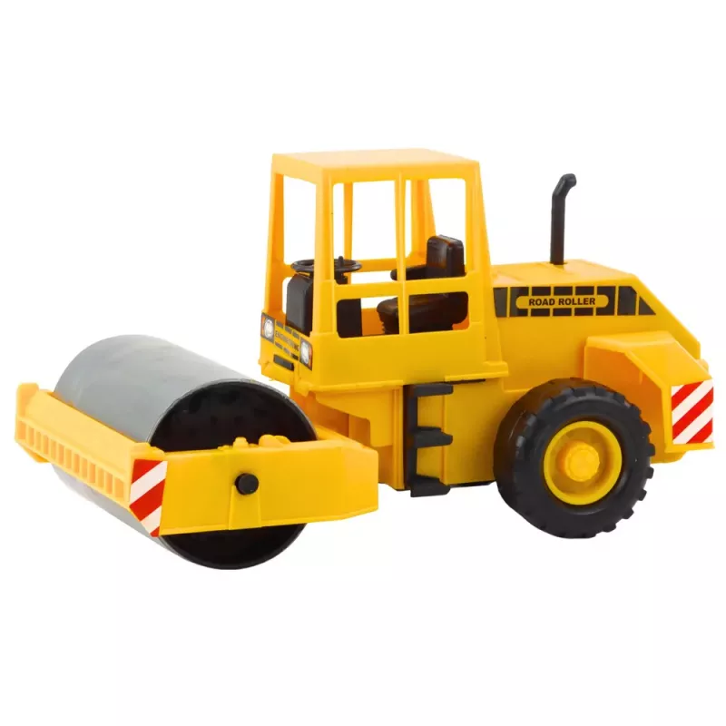 LEAN TOYS Cilindro compactador veículo de obra com direção rotativa