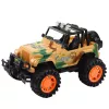 LEAN TOYS Veículo militar todo-o-terreno grande bege