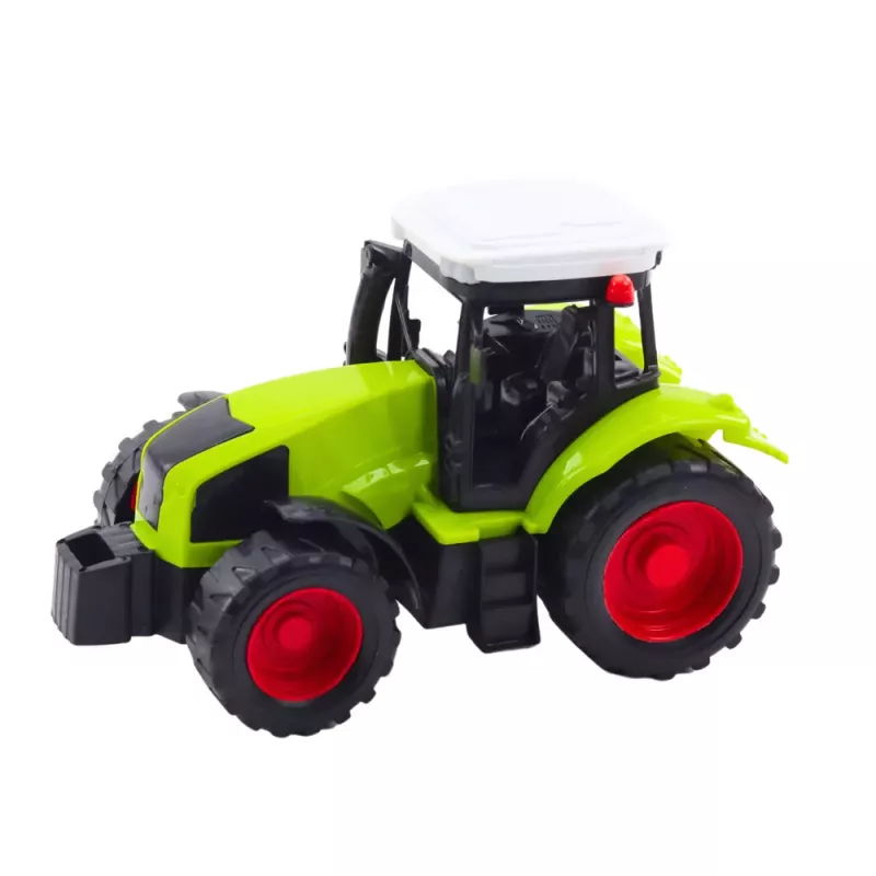 LEAN TOYS Conjunto trator agrícola com atrelado e enfardadeira
