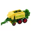 LEAN TOYS Conjunto trator agrícola com atrelado e enfardadeira