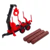 LEAN TOYS Trator com Atrelado HDS para o Transporte de Troncos de Madeira