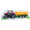 LEAN TOYS Trator Agrícola com Atrelado Amarelo Vermelho 46cm
