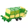 LEAN TOYS Trator Agrícola com Atrelado Verde-Amarelo Vermelho 50cm