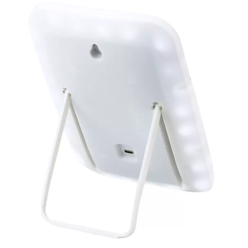 LEAN Espelho de Maquilhagem Iluminado LED Sem Fios Branco