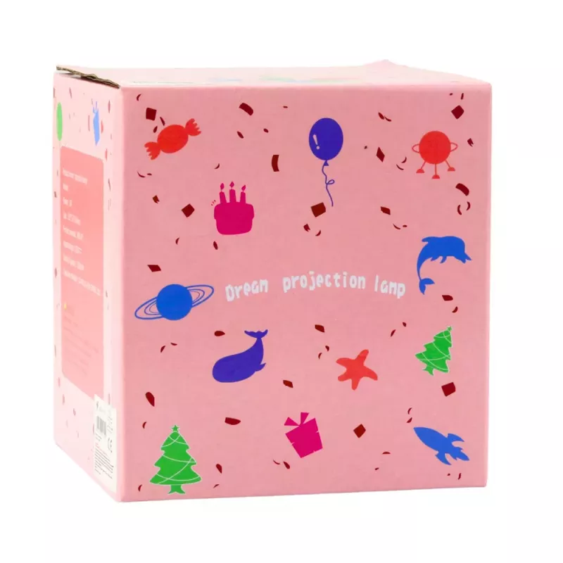 LEAN TOYS Projetor de Estrelas para Crianças Luz Noturna 6 Projeções Intermutáveis