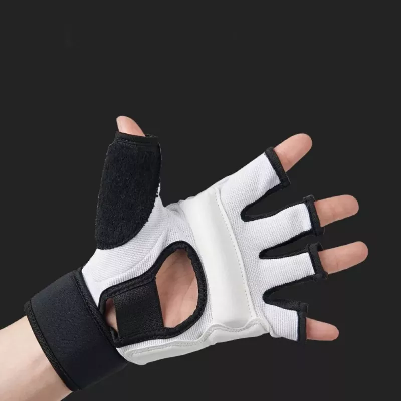 LEAN Luvas Desportivas para Taekwondo com Estojo Branco Tamanho XS