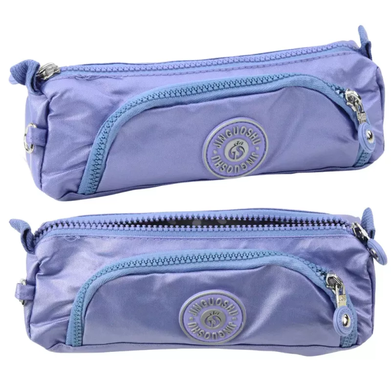 LEAN Estojo Escolar Funcional Dois Bolsos Pendente Mix