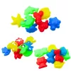 LEAN TOYS Conjunto de Areia Mágica Rosa 3kg Moldes Ferramentas Base Insuflável