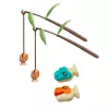 LEAN TOYS Jogo de Arcada Pesca de Dinossauros Varas Magnéticas Sons