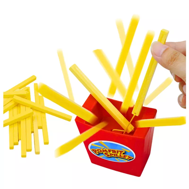 LEAN TOYS Jogo de Arcada Familiar Batatas Fritas Voadoras Saltitantes